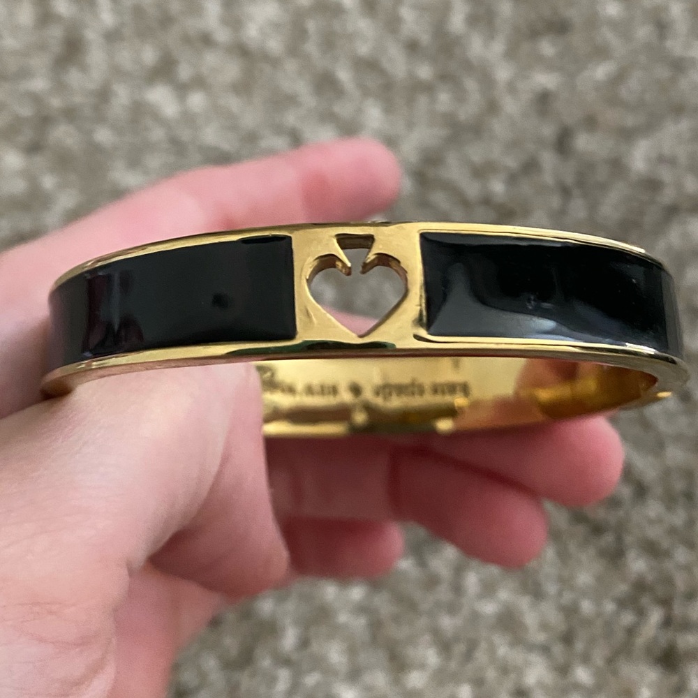 Kate Spade Black and Gold bracelet